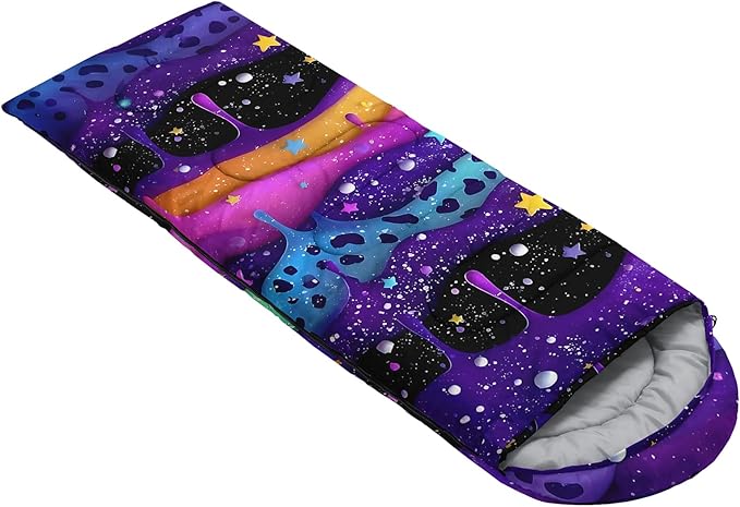 QOOMO Camping Sleeping Bags3 Season Warm &amp Cool WeatherLightweightWaterproof Sleeping Bags for Adults &amp KidsTravelingand OutdoorsCamping Gear Equipment