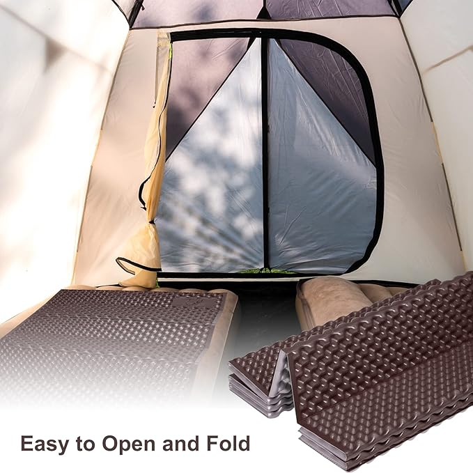 PATIKIL Closed Cell Foam Sleeping Pad Insulated R-Value 2.1 Foldable Sleeping Pad Lightweight Sleeping Mat for Camping Backpacking Hiking Outdoor