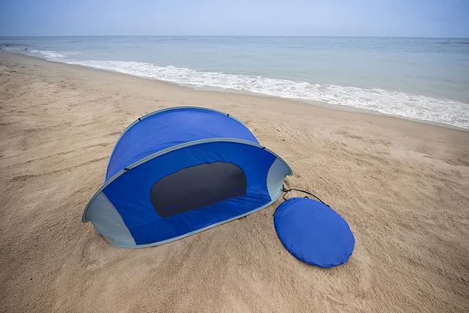 Picnic TIME NFL Manta Portable Beach Tent - Pop Up Tent - Beach Sun Shelter Pop Up