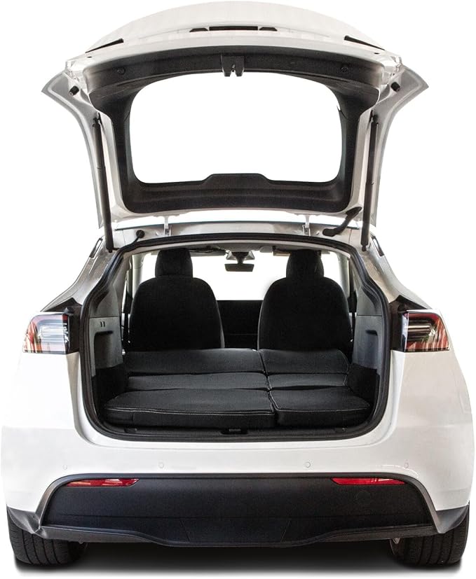 Holda Custom Fit Neoprene Mattress Compatible with Tesla Model Y (2020-2025) – 2-Piece Set Water Resistant Durable Easy Install Camping &amp Overlanding Comfort
