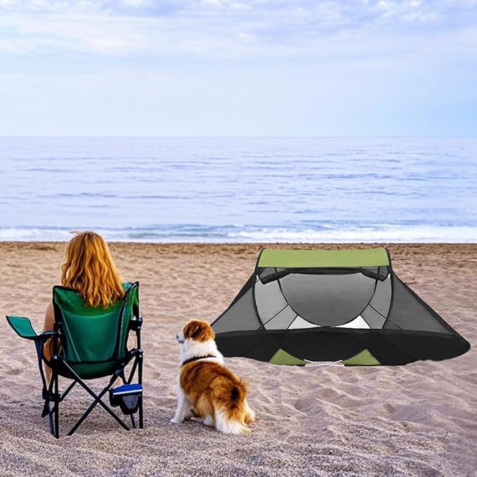Akiky Pop Up Mosquito Tent for Camping1 Person Camping Tent with Bug Screen TentMosquito Net Foldable Portable for Adults Kids