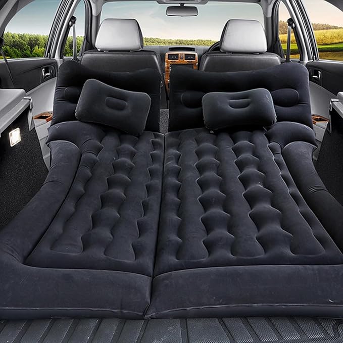 Car Air Mattress for Chevrolet Trailblazer 2001-2025 Travel Bed Camping Bed Cushion Inflatable Vehicle Air Cot Portable Sleeping Pad Inflatable MattressGrey