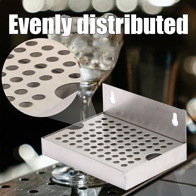 Sturdy Nonrust Steel Drip Tray for Wine Bottles Frying Pan Perfect for Cafes Restaurants and Household Accessory Tray