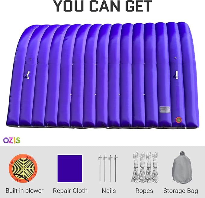 OZIS 16Ft Inflatable Tunnel Entrance Sports with Installed Blower Inflatable Football Tunnel Tent Entryway for Business Advertising Event Exhibition Promotion(16x10x10Ft)