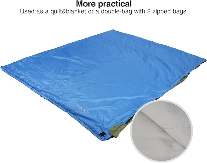 REDCAMP Ultra Lightweight Sleeping Bag for Backpacking Hiking Comfort for Adults Warm Weather with Compression Sack