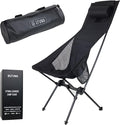 UTVMA Lounger Camp Chair – Folding Portable Camping Chair with Attachable Storage Bag | Comfortable Outdoor Chair for UTV Camping Beach and Tailgating