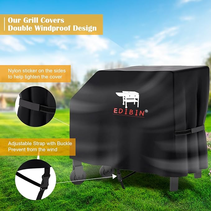 28 Griddle Cover for Blackstone 28 Inch Original Omnivore Griddle 2206Waterproof 28 Inch Griddle Cover for Blackstone 2 Burner Griddle 1517 1605 1853 1555 and 28” Single Shelf Grill Cover