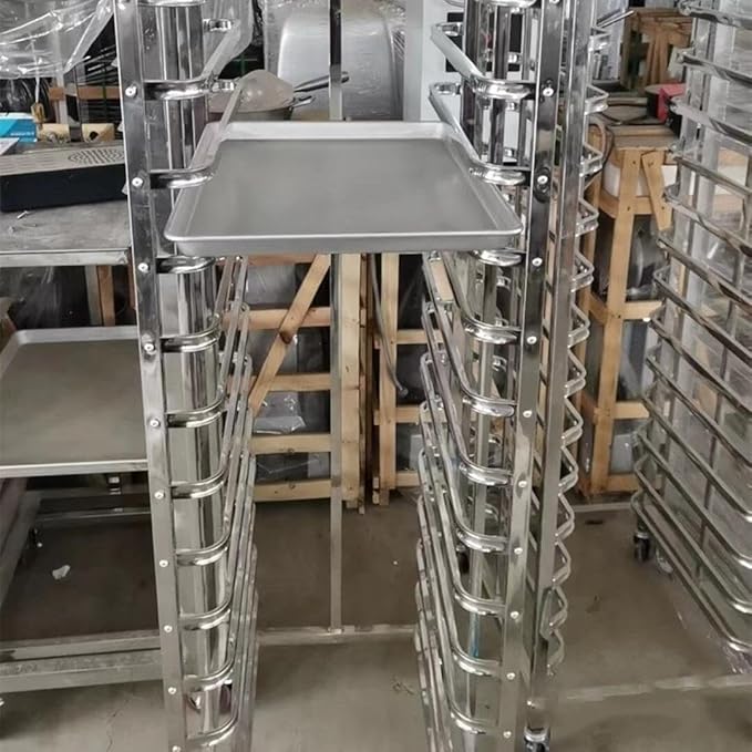 15 Shelf Rolling Rack for Brewery and Beverage Industry Heavy Duty Storage Solution