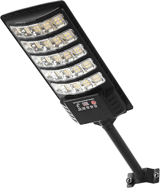 Super Bright Solar Lights Outdoor Solar Motion Sensor Light Waterproof Security Flood Light with 3 Modes for Garden Yard Pathway (1 Pack)