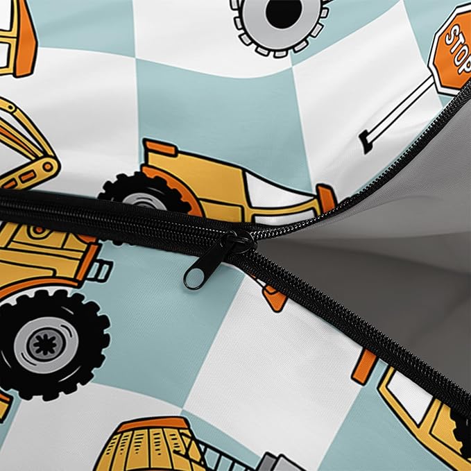 AILONEN Cartoon Car Sleeping BagsLightweight &amp Waterproof3 Season Warm &amp Cool WeatherCute Stars Printed Vehicles Transportation Sleeping Bags for BoysKidsAdults TravellingOutdoors