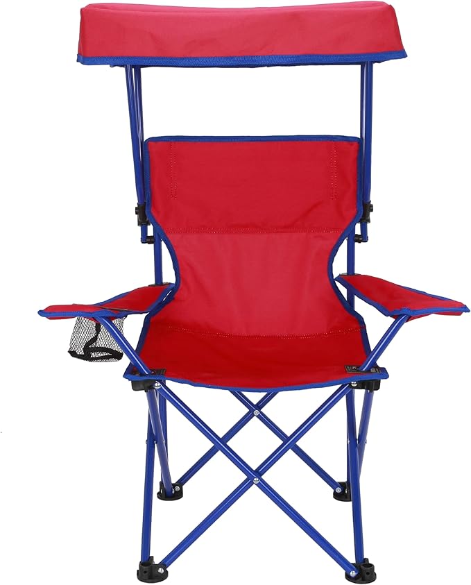 Canopy Chair with Safety Lock (125 lb. Capacity) Red/Blue