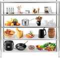 Stainless Steel Shelving 5 Tier Utility Bakers Racks Adjustable Shelf Storage Heavy Duty Shelving for Kitchen Commercial Office Garage Storage Laundry Room Organization (5-Tier 70*17*70in)