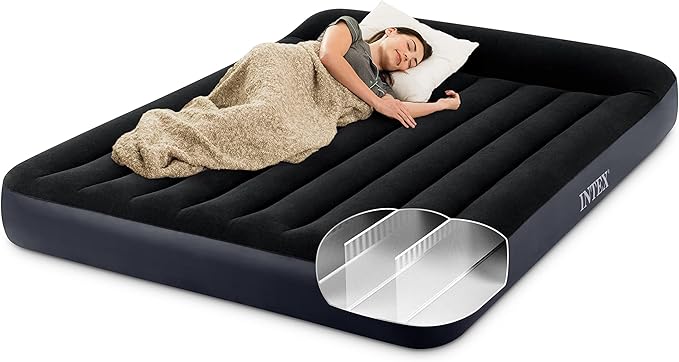 INTEX Dura-Beam Standard Pillow Rest Air Mattress: Fiber-Tech