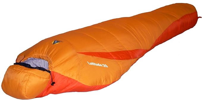 High Peak USA Alpinizmo Latitude 20 Sleeping Bag Orange
