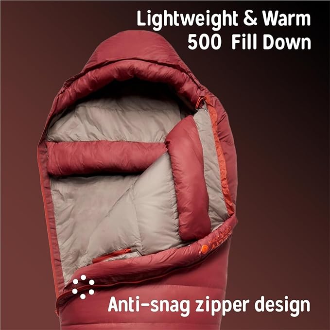 Sleeping Bag Camping Sleeping Bag Down 550 Fill Duck Winter Backpacking for Adult