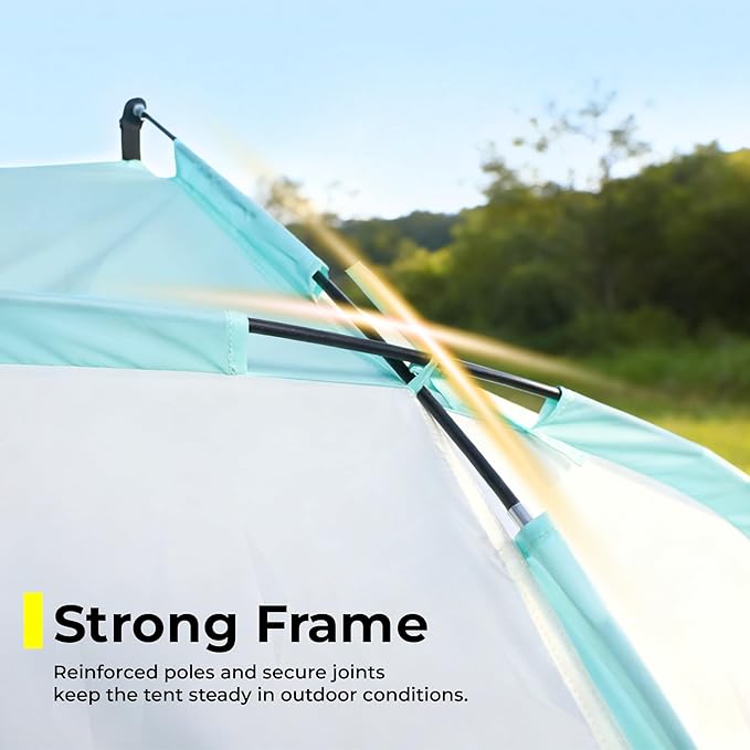KOL 2-Person Camping Tent Lightweight Compact Backpacking Tent Interior Space 80.3 L x 44 W Waterproof &amp Windproof Outdoor Tent for Hiking Camping Travel