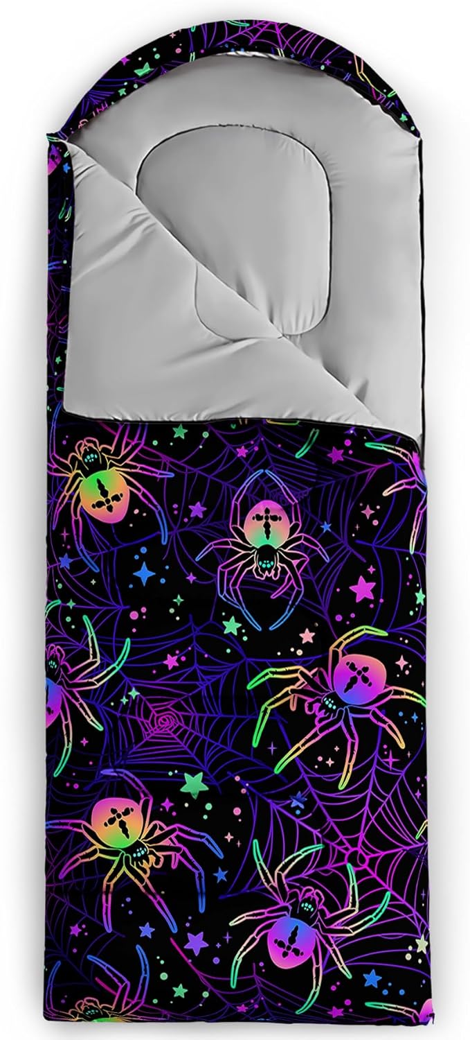 Axolotl Unicorn Sleeping Bag for Kids Boys Girls–Lightweight Warm Cold Weather Sleeping BagsWaterproof Portable Sleeping Bag with Compression Sack for Camping Backpacking Outdoor Indoor