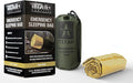 TITANSurvival Emergency Sleeping Bags for Survival 36” x 78” - 90% Heat Retention 41% Thicker &amp Waterproof - Durable Survival Sleeping Bag for Cold Weather Camping - Thermal Sleeping Bag Outdoor