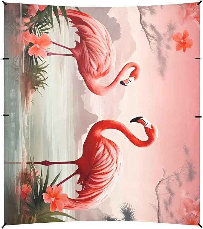 FlamingoCamping Sun Shelters 9.2 x 10.5 FT Beach Canopy Tent Sun Shade with Carrying Bag for Camping Trips Fishing Backyard Fun or Picnics 21340683