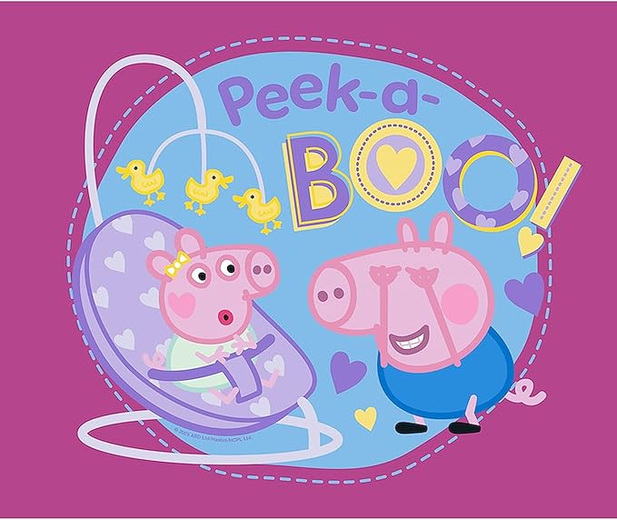 CafePress Peppa Pig: Peek A Boo 50 x 60 Water-Resistant Outdoor Blanket