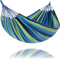 SUNCREAT Hammocks Outdoor Camping Double Hammock Hammock Replacement for Stand Blue &amp Green