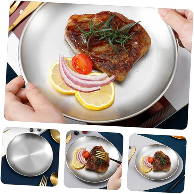 Ciieeo 6pcs Stainless for Boys and Girls Reusable Dishwasher Safe for Camping Outdoor Activities and Everyday Use