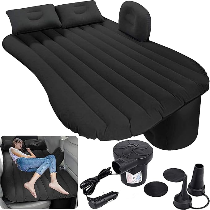 Car Inflatable Bed Mattress Mattress Back Seat RV Mattresses Travel for Automotive SUV Truck Berlina Furgonetas Grande Cars Backseat Sleeping BedFull