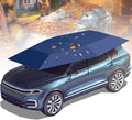 Automatic Car Umbrella Universal Sun Shade Canopy with Remote Control Car Cover Tent Snow/Frost/Hail Protection Auto Garage Shelter for Outdoor Blue-5.2m