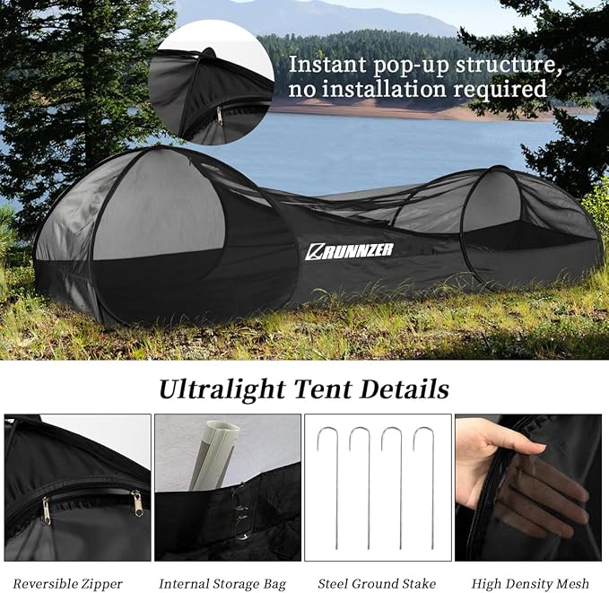 Single Person Pop Up Tent 1 Person Mosquito Net Tent