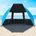 Gorich Portable Beach Tent for 3/4-5/6-7 Person with UPF 50+ UV Protection Lightweight &amp Foldable Sun Shelter with 5 Sand Bags Easy Setup Windproof Beach Umbrella Sun Shade