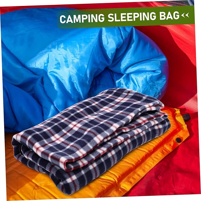 Lightweight Fleece Lined Down Inner Liner for Outdoor Camping Hiking Picnic Portable Warm Sleep Sack for Adults Machine Washable and Compact Travel Accessory