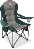 Camping Chairs for AdultsHigh Back Folding Camp Chair with Cup Holder and Cooler BagHeavy Duty Outdoor Lawn ChairsPerfect for CampingHikingPicnicsand Beach TripsDark Green…