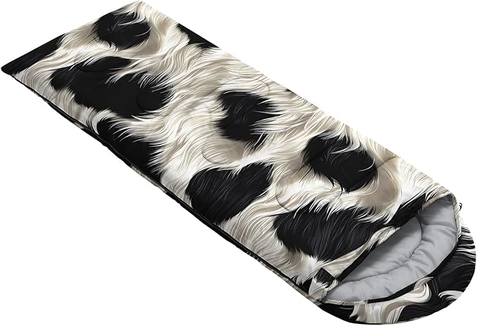 QOOMO Camping Sleeping Bags3 Season Warm &amp Cool WeatherLightweightWaterproof Sleeping Bags for Adults &amp KidsTravelingand OutdoorsCamping Gear Equipment