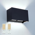 KICAAO Modern Wall Sconce 16W IP65 Waterproof LED Modern Lighting Suitable for Indoor and Outdoor Replaceable G9 LED BulbAdjustable Light Angle