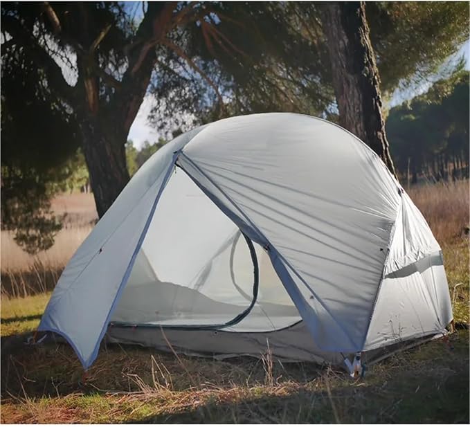 2-Person Tent – 4-Season 15D Double Layer Waterproof Backpacking Camping Hiking Tent