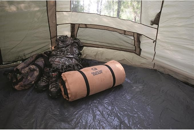 Guide Gear Self Inflating Double Sleeping Pad 2 Person 3-inch Foam Padding Portable Camping Backpacking Hunting Tent Accessories