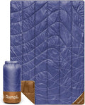 Rumpl Backcountry Puffy Blanket Ultra-Portable and Lightweight Adventure Blanket 1-Person (52x75 inches) Trace Valley Marionberry