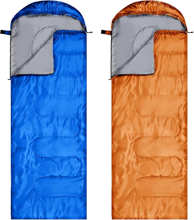 Tudomro Camping Sleeping Bag for Adults Lightweight Packable Waterproof Camping Gear Equipment to Keep Warm for Outdoor Backpacking Hiking Travel