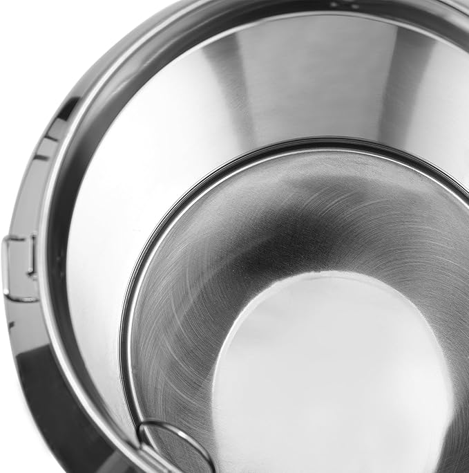 Stainless Steel Milk Can 76L/20.1Gal Storage Bucket Airtight Canister with Lid Wine Oil Beverage Storage Container for Kitchen Restaurant Party W15.8*H25.2in