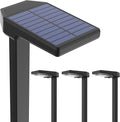 Solar Pathway Lights Outdoor Smart Color Changing with 9-in-1 (Warm White/Cool White/RGBCW) ModesBright Landscape Lighting Waterproof for WalkwayGardenDrivewayYardPatio(4pack)