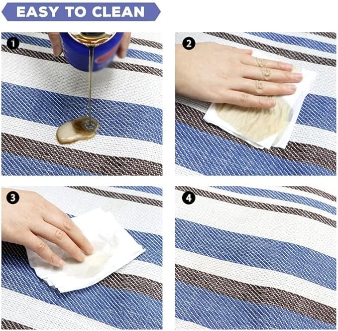 Outdoor Picnic Blankets Portable Beach Mat with Waterproof Backing Extra Large Sand Proof for Camping Hiking Festivals