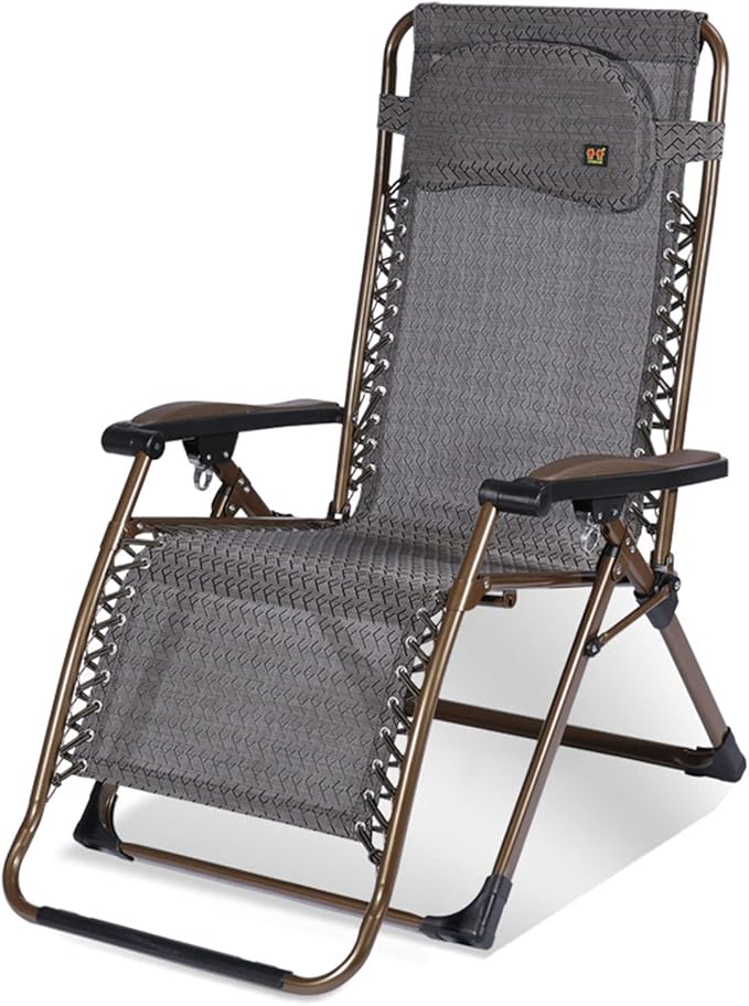 Sunloungers Extra Wide Sun Loungers Chair Premium Folding and Reclining Sunlounger Camping Lounge Chair Portable Chair with Foot Rest Support 200kg