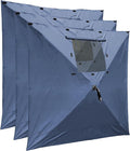 Clam Quick-Set Wind &amp Sun Panel Attachment – Accessory for Screen Shelter Canopy Tent – Includes 3 Panels with Carry Bag – Outdoor Privacy &amp Weather Protection (Tent Not Included)