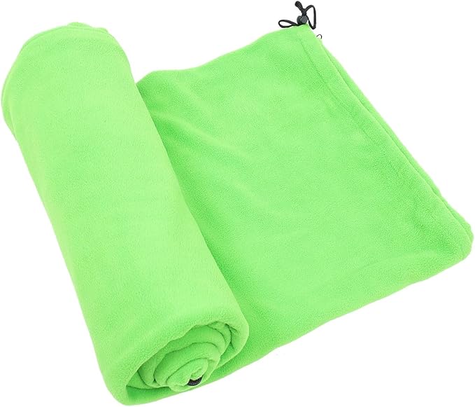 Alipis Lightweight Envelope for Adults Portable Warm Fleece for Backpacking Camping Hiking Outdoor Travel Accessories in Green