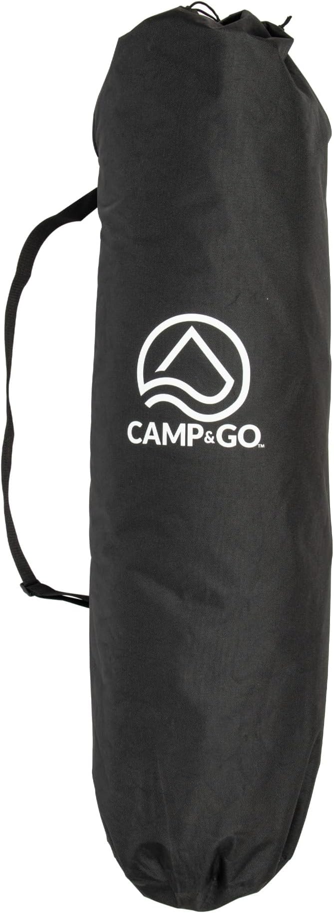 Camp &amp GO Extra Large Ultra Padded Outdoor Camping Chair Portable Folding Camp Chair with Wide Padded Seat Cup Holder and Carry Bag Multicolor