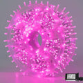 YEGUO Valentine’s Day Pink String Lights Indoor 165ft 500 LED Christmas Lights Outdoor Waterproof 8 Modes Clear Wire Fairy Light Plug in for Party Tree Wedding Xmas