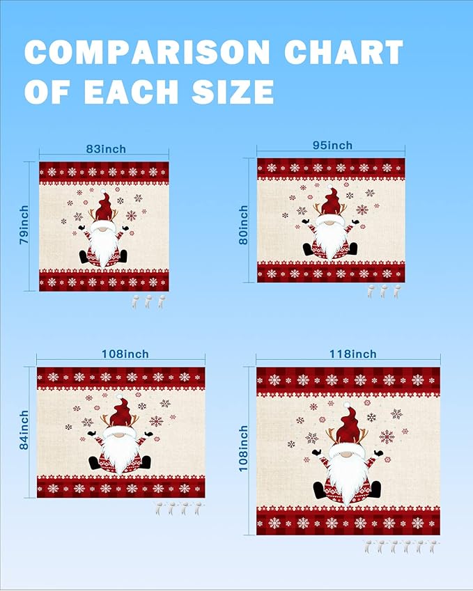Beach Blanket Waterproof Sandproof Christmas Snowflake Cute Dwarf Red Buffalo Check Quick Drying Beach Mat with 4 Stakes Winter Flower Lightweight Picnic Blanket for Travel Camping 118x108