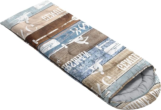 Kids Sleeping Bag for Boys GirlsBohemian Cowboy Print-Lightweight Warm Portable Outdoor Indoor-Waterproof Cold Weather Resistant Sleeping Bag for Camping Hiking