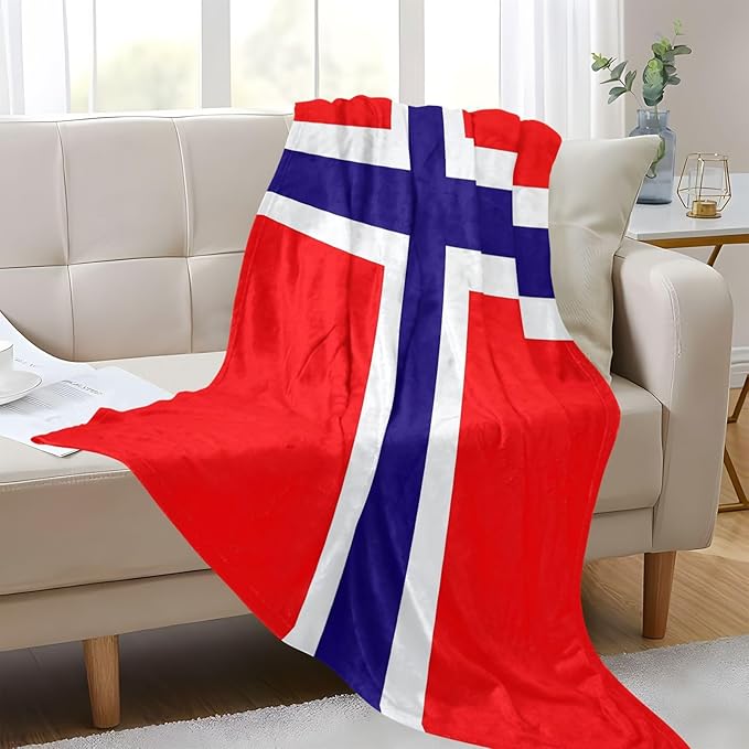 Soft Throws Norway Flag Blanket Throws 50x70 Inches
