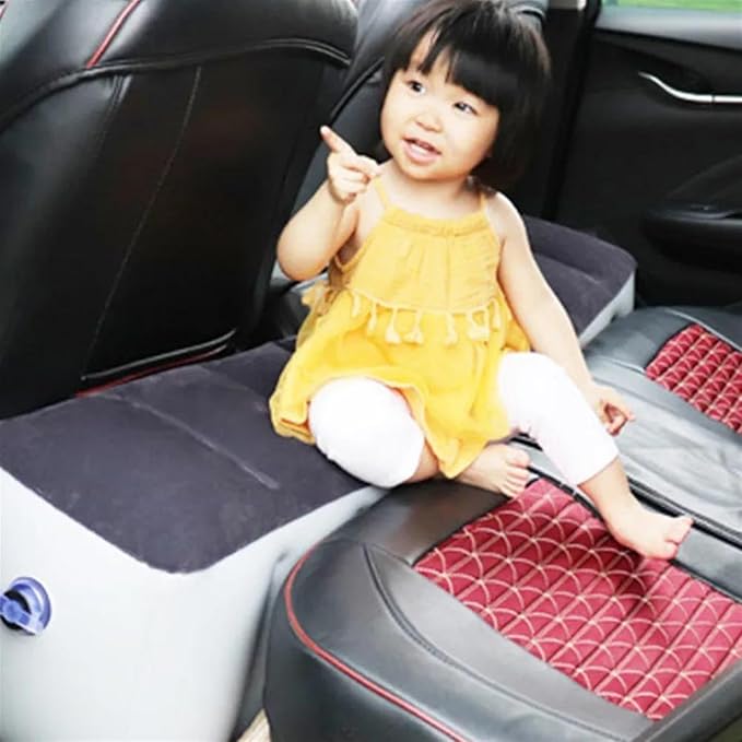 Inflatable Mattress Car Camping Mat Portable Air Bed Car Gap Filling Mat Car Travel Sleeping Mat